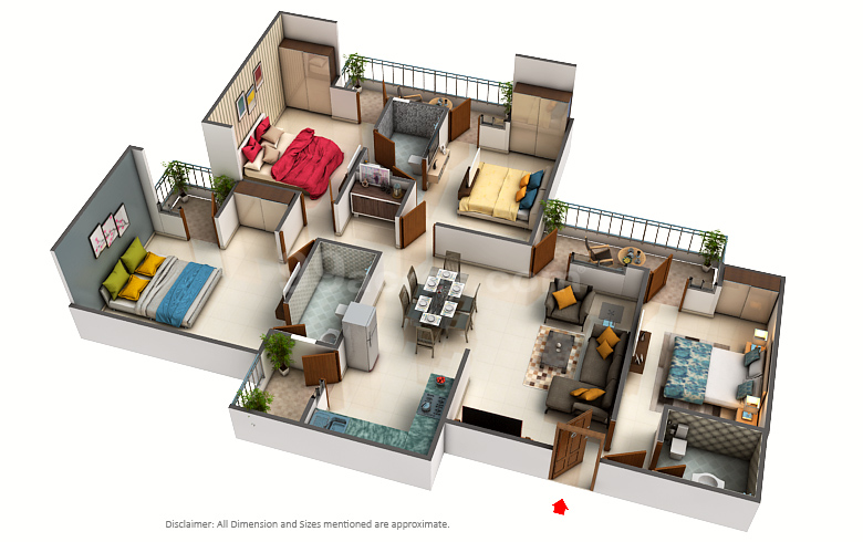 Gaur City 2 Floor Plan